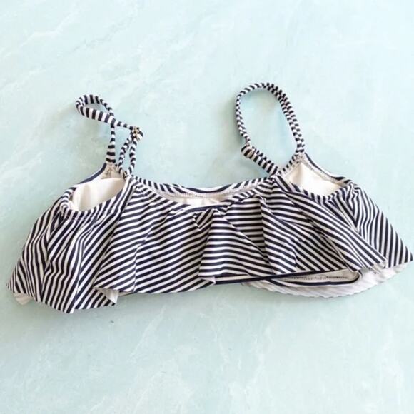 Xhilaration black and white striped bikini top M - Picture 4 of 7